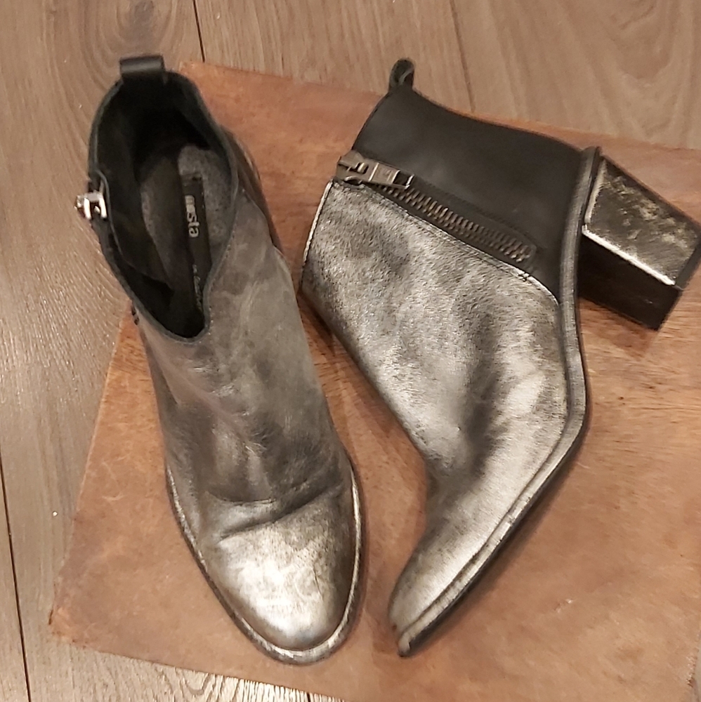 Miista London Alice leather booties